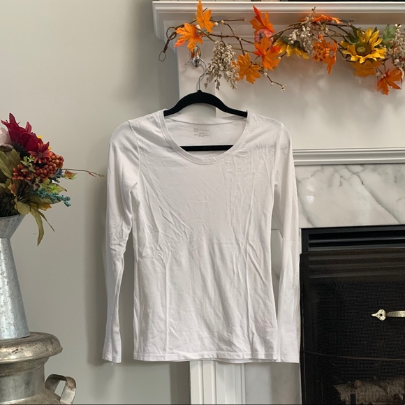 White Long Sleeve Shirt No Boundaries 